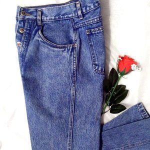 Vintage Jeans, Size 9L Jeans,  Stephen Mardon,  Acid Wash Denim